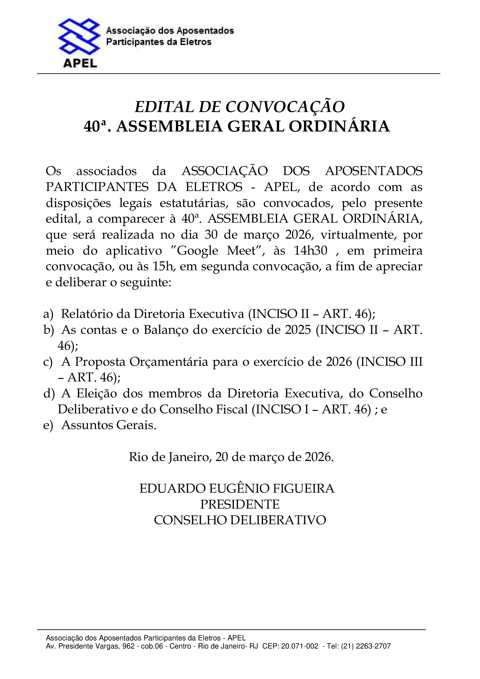 1 A Edital de Convocao 40 AGO 2026